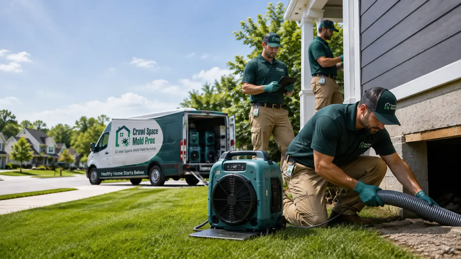 Crawl Space Mold Removal in Elnora, IN